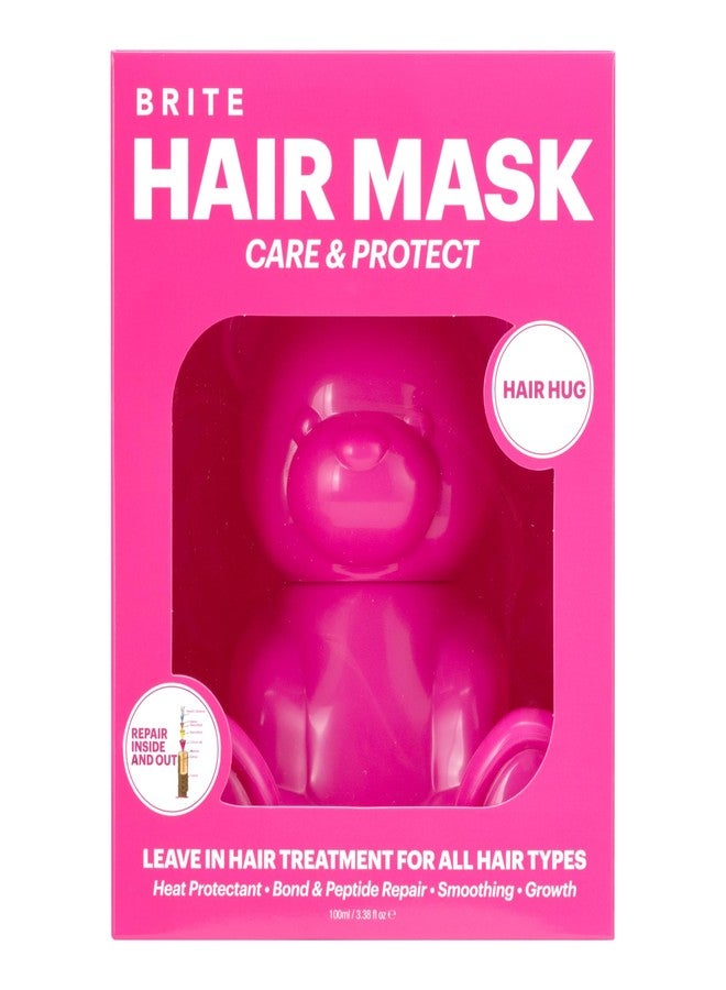 Brite Care & Protect Leave-In Hair Mask Treatment with Bond & Peptide Repair - Smooth, Detangle & Strengthen All Hair Types - Vegan Cruelty-Free - Prevent Split Ends & Boost Hair Health (3.38 Fl Oz) - Image 1